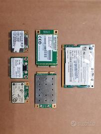 Lotto di 6 Schede Wireless per Notebook