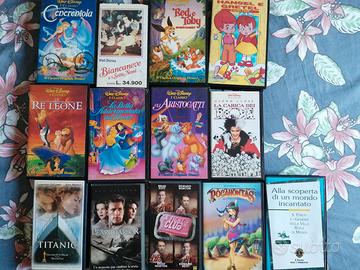VHS cartoni Disney e Film Classici