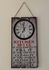 Orologio shabby chic