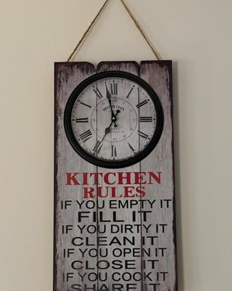 Orologio shabby chic