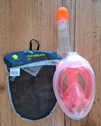 Easybreath Subea-maschera con boccaglio immersioni