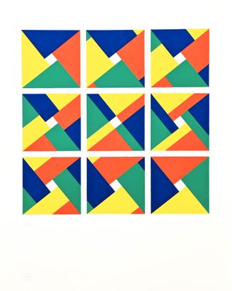 Shizuko Yoshikawa Serigrafia 48x66