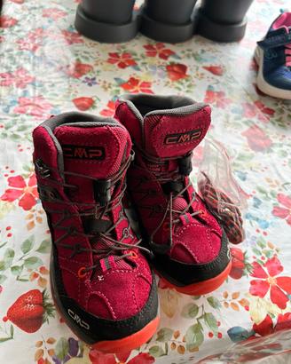 2 Paia Scarpe Trekking Bambina CMP - Come Nuove
