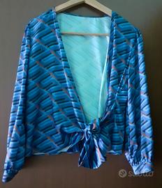 Camicetta Vicolo tg 46 Stampa geometrica