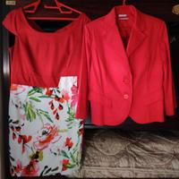 Completo  donna giacca e abito Edas Tg 48/52