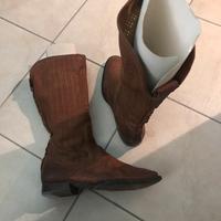 Stivaletti donna in cuoio taglia 40