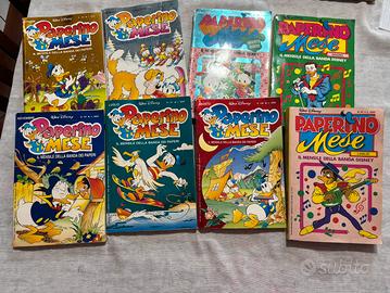 Lotto 8 Paperino Mese fumetti Disney