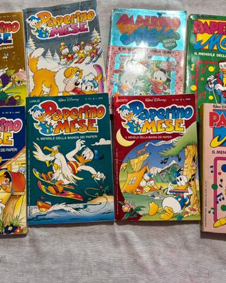 Lotto 8 Paperino Mese fumetti Disney