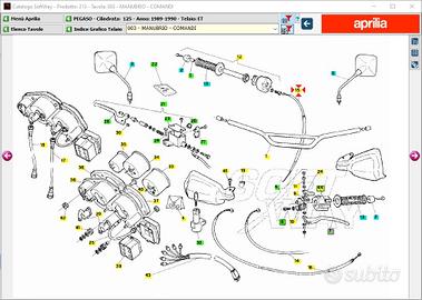 Trasmissione gas Aprilia Pegaso 125 AP8114147