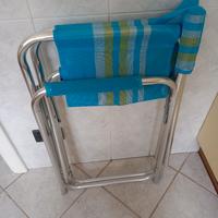 sedia regista alluminio