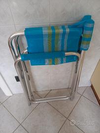 sedia regista alluminio