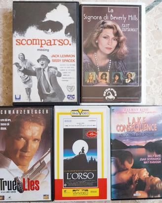 Lotto 30 VIDEOCASSETTE VHS GENERI VARI molti rari!