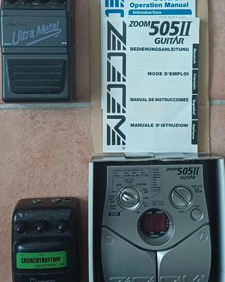 PEDALIERA ZOOM 505II GUITAR ed altre pedaliere