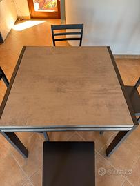 Tavolo “mercurio” allungabile 90x90/180