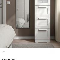 Cassettiera e scrivania ikea