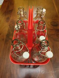 Cestello bottiglie vetro