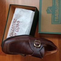 Scarpe bassa con fibbia Baldassarri marrone