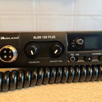 CB Midland Alan 100 b Plus e microfono