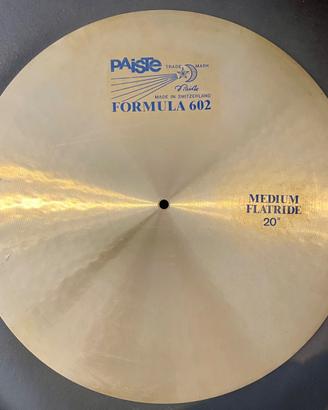 Paiste Formula 602 20 Medium Flat Ride Blue label