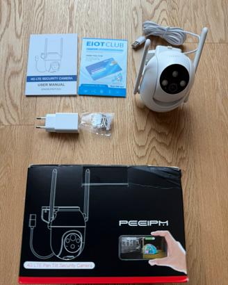 Telecamera videosorveglianza 4G LTE Pan Tilt NUOVA