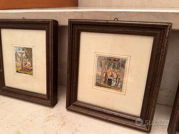 Quadretti antichi incisione