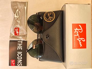 Rayban Avietor Originali 3025 Cal 58 Black g15
