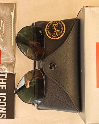 Rayban Avietor Originali 3025 Cal 58 Black g15