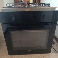 Forno incasso e piano cottura 4 fuochi Beko