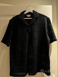 Camicia elasticizzata jacquard