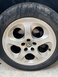 4 cerchi da 16 originali alfa romeo 147