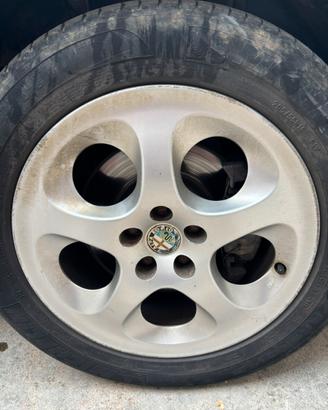 4 cerchi da 16 originali alfa romeo 147