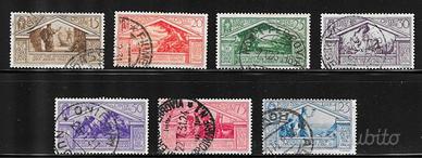 1930 Regno Virgilio serietta 7 val. usati P.O.
