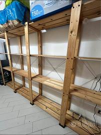 Scaffale in legno ( ikea ivar)
