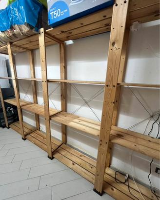 Scaffale in legno ( ikea ivar)