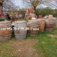 Botti in legno di rovere cm 88x75 e 95x70