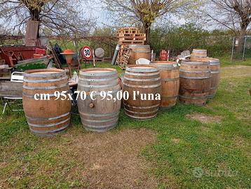 Botti in legno di rovere cm 88x75 e 95x70