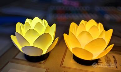Fiore di loto con lumino led
