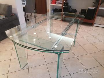 Tavolo in vetro marca Riflessi