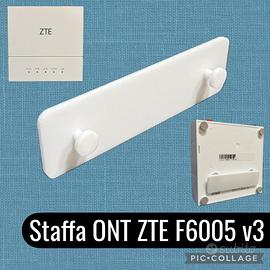 Staffa ONT ZTE F6005 v3 per montaggio a muro