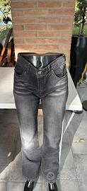 Jeans Kocca- Grigio Nero Vintage- Taglia 46