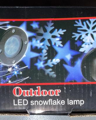 Proiettore LED Fiocchi di Neve - Uso Esterno -