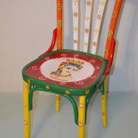 Sedia Thonet, Sicily style, testa di moro