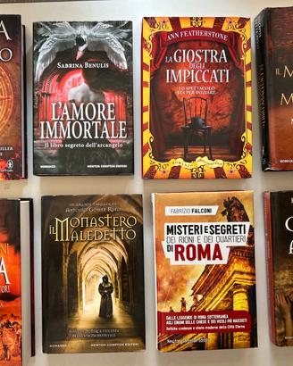 Lotto 8 Romanzi misteri storici, thrille , gothic
