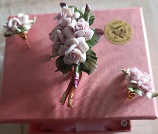 Tris in Porcellana di Capodimonte Carlo Savastano 