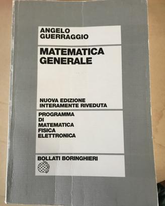 Matematica generale. Guerraggio