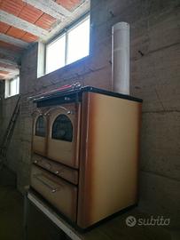 cucina a legna vintage 