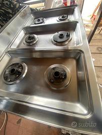 cucina 6 fuochi a gas  MBM