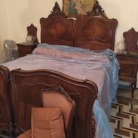 letto anni 20/30 con comodini