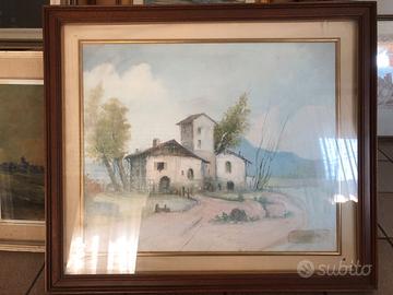 Dipinto chiesa autore Kremer da collezione