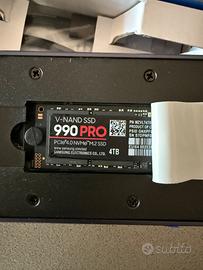 SAMSUNG SSD M2 990PRO 4TB + CASE ACASIS TUNDERBOLT